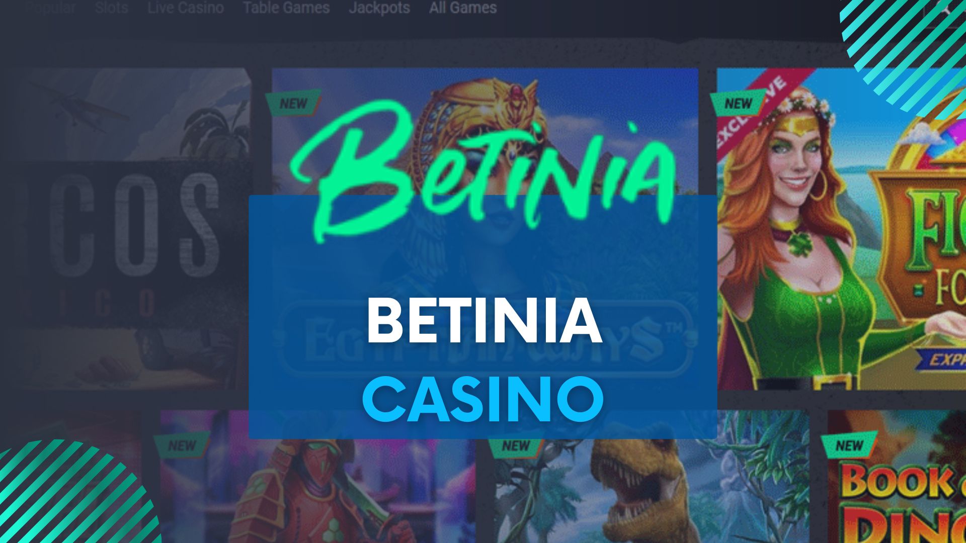 Betinia licensierat online casino recension - en ny spelare på den svenska marknaden!