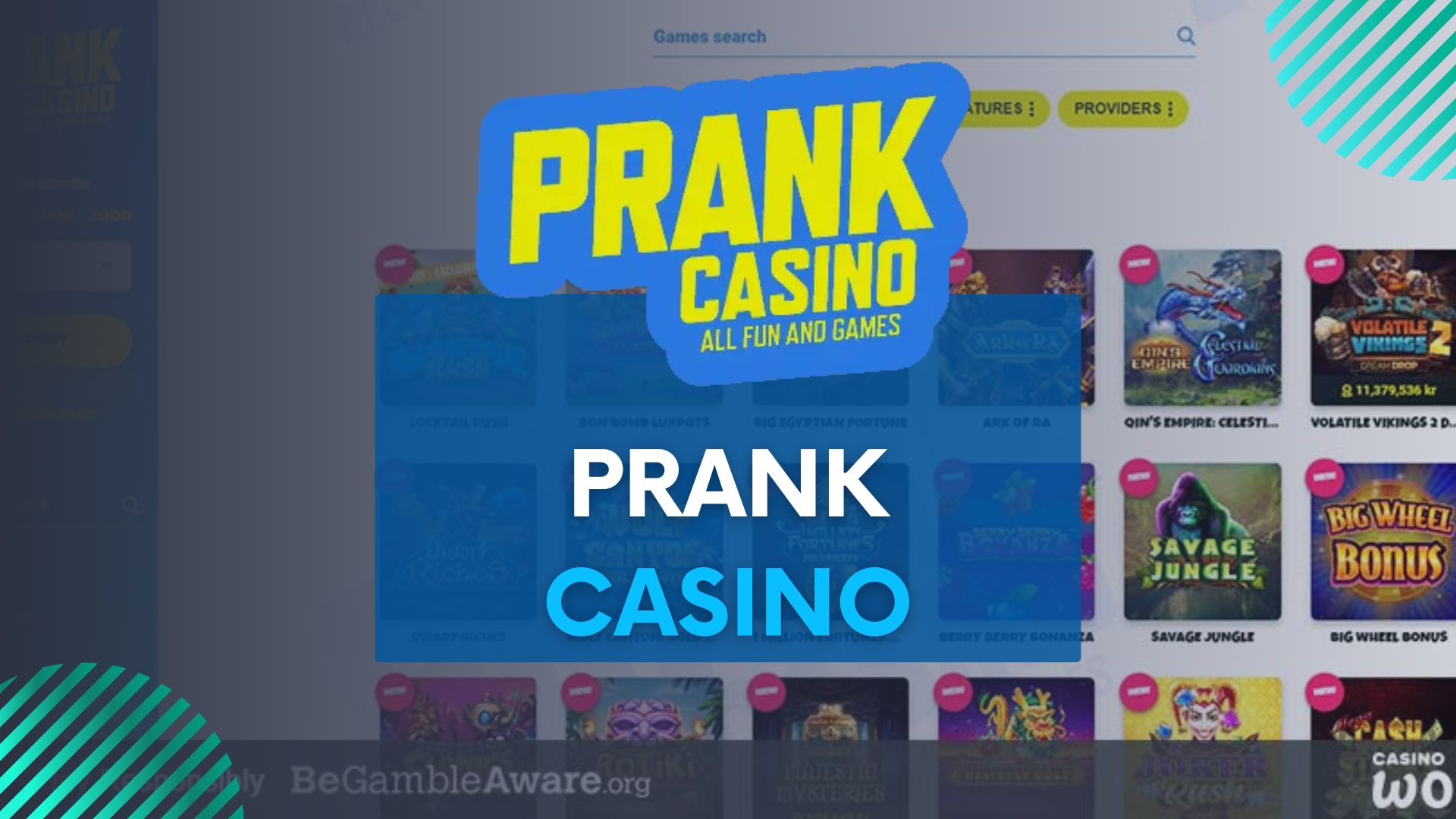Utforska Prank online casino - ett av Sveriges snyggaste casinon!